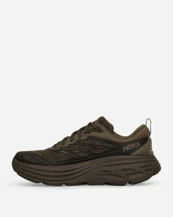 Hoka One One Sneakers·Low|Sneakers^Stealth/Tech Bondi 8 Caged Sneakers Umber / Deep Umber
