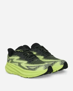 Hoka One One Sneakers·Low|Sneakers^Stealth/Tech Clifton 9 GORE-TEX Sneakers Black / Lettuce