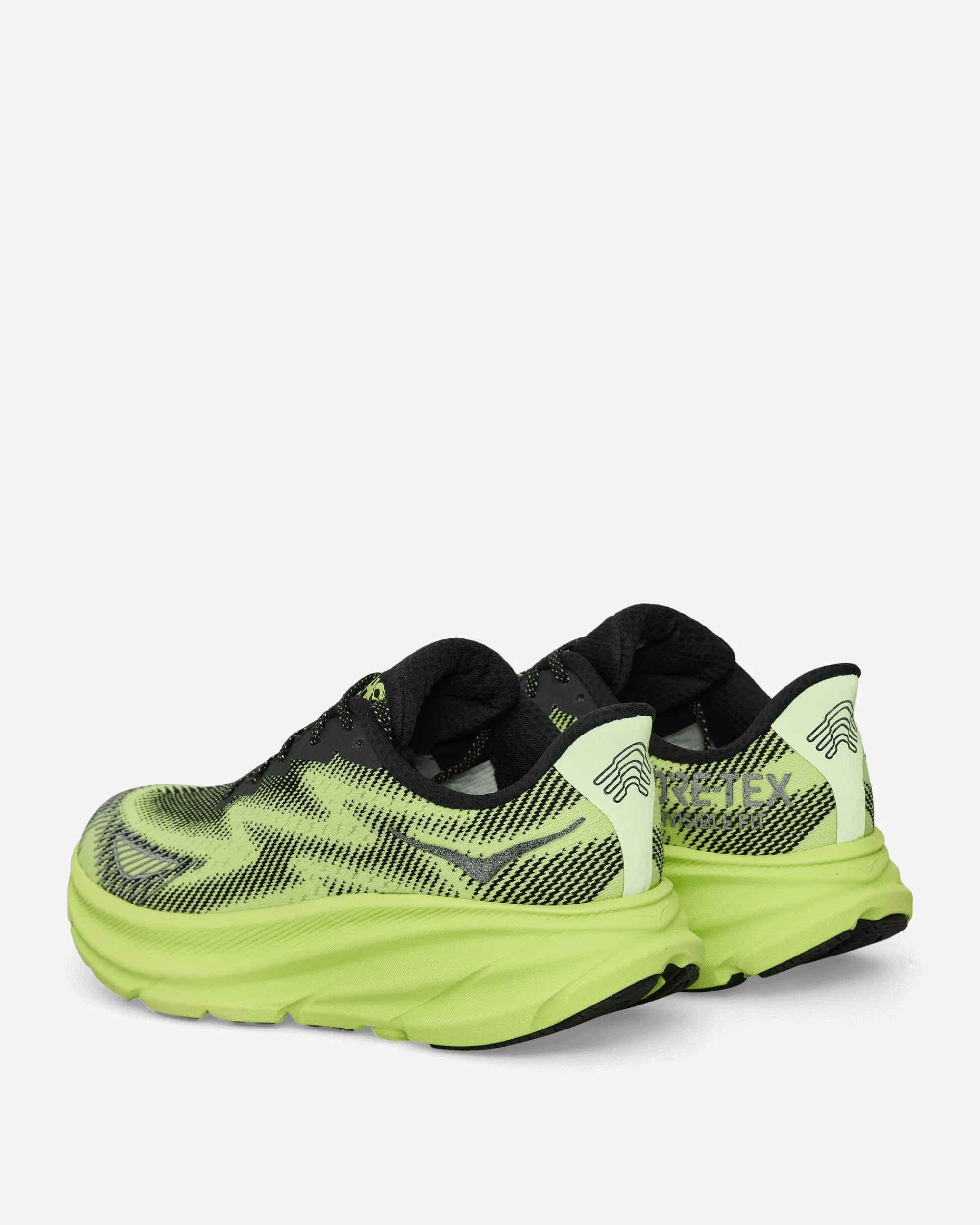 Hoka One One Sneakers·Low|Sneakers^Stealth/Tech Clifton 9 GORE-TEX Sneakers Black / Lettuce