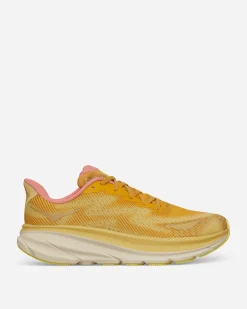 Hoka One One Sneakers·Low|Sneakers^Stealth/Tech Clifton 9 GORE-TEX Sneakers Varsity Yellow / Vanilla