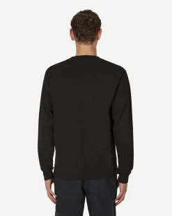 Awake NY T-Shirts^Stefan Meier Printed Longsleeve T-Shirt Black