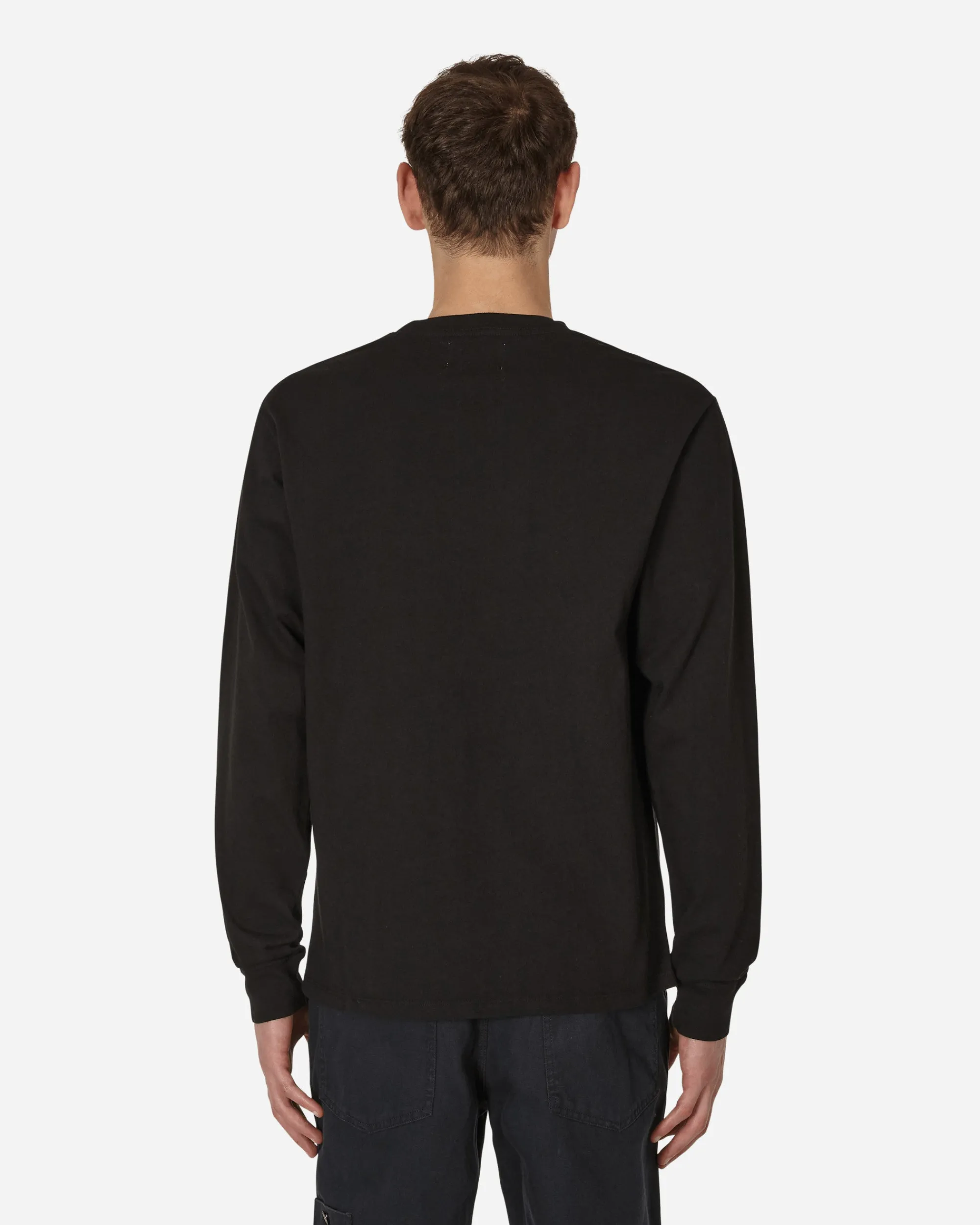 Awake NY T-Shirts^Stefan Meier Printed Longsleeve T-Shirt Black