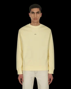 A.P.C. Sweatshirts^Steve Crewneck Sweatshirt Yellow