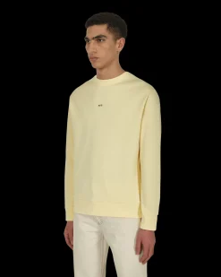A.P.C. Sweatshirts^Steve Crewneck Sweatshirt Yellow