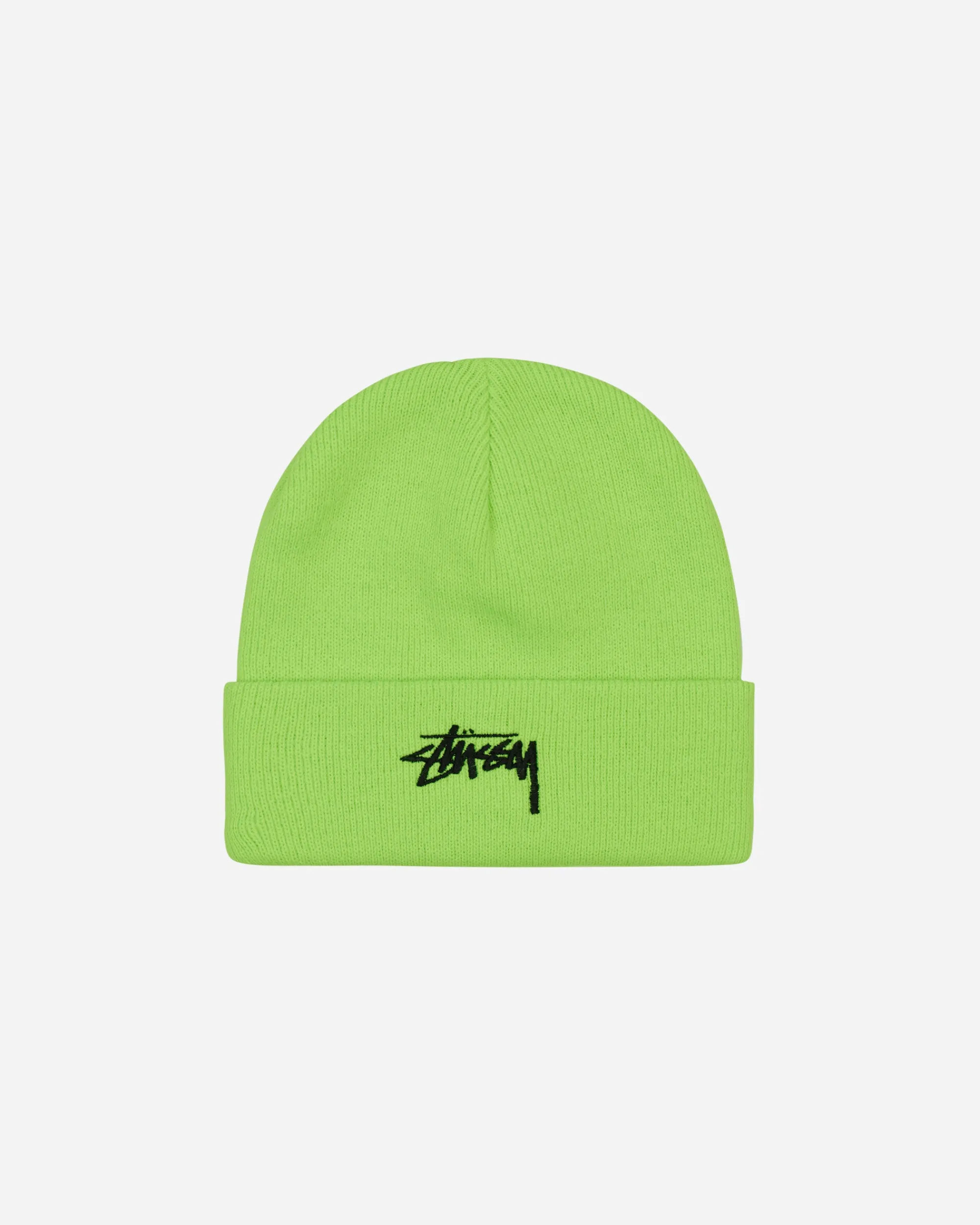 Stüssy Hats|Hats^Stock Cuff Beanie Fluo Green
