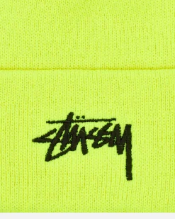 Stüssy Hats|Hats^Stock Cuff Beanie Safety Yellow