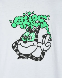 Aries T-Shirts^Stoned Cat T-Shirt White