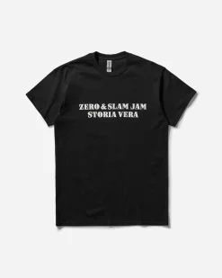 Slam Jam T-Shirts^Storia Vera Omino T-Shirt Black