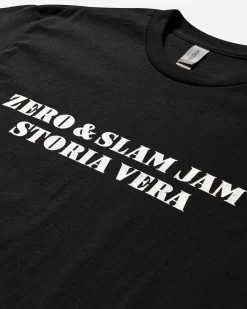 Slam Jam T-Shirts^Storia Vera Omino T-Shirt Black