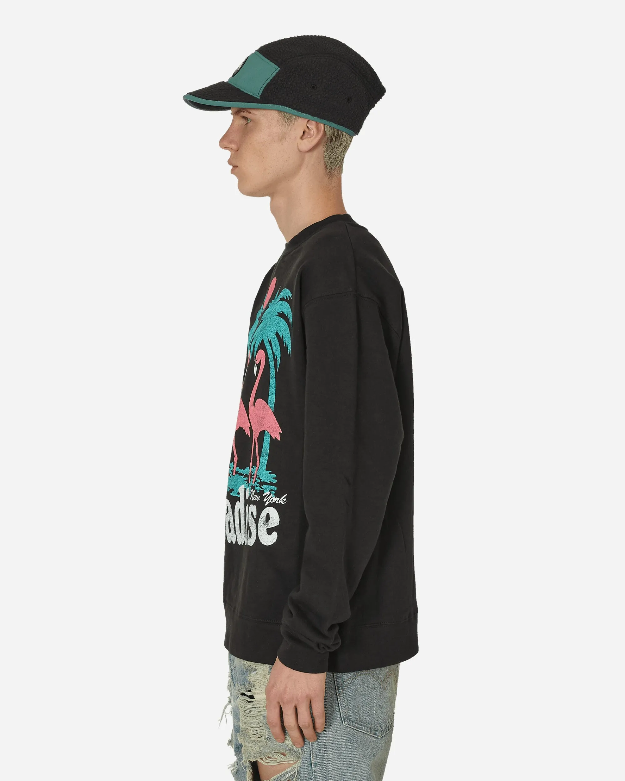 Paradis3 Sweatshirts^Storks Crewneck Sweatshirt Black