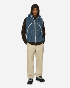 ROA Coats And Jackets^Story mfg. Puffer Vest Indigo Check