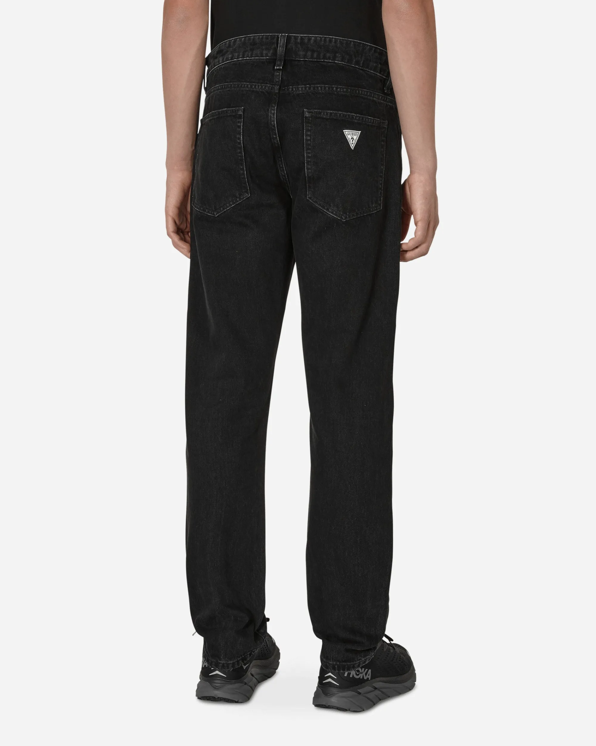 Guess USA Pants^Straight Denim Pants Black