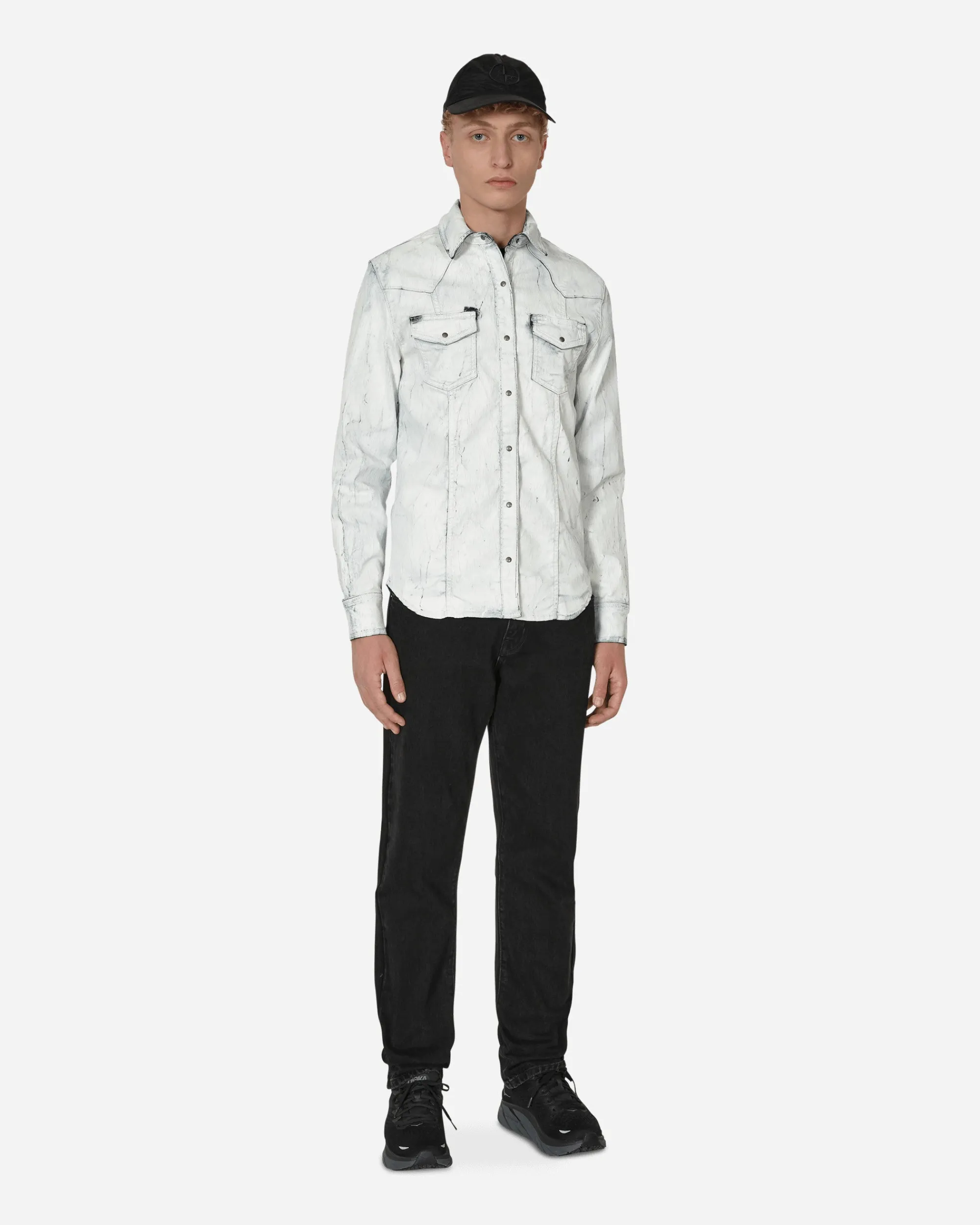 Guess USA Pants^Straight Denim Pants Black