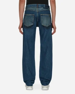 Maison Margiela Pants^Straight-Leg Faded Denim Pants Blue