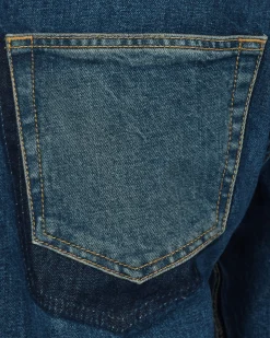 Maison Margiela Pants^Straight-Leg Faded Denim Pants Blue