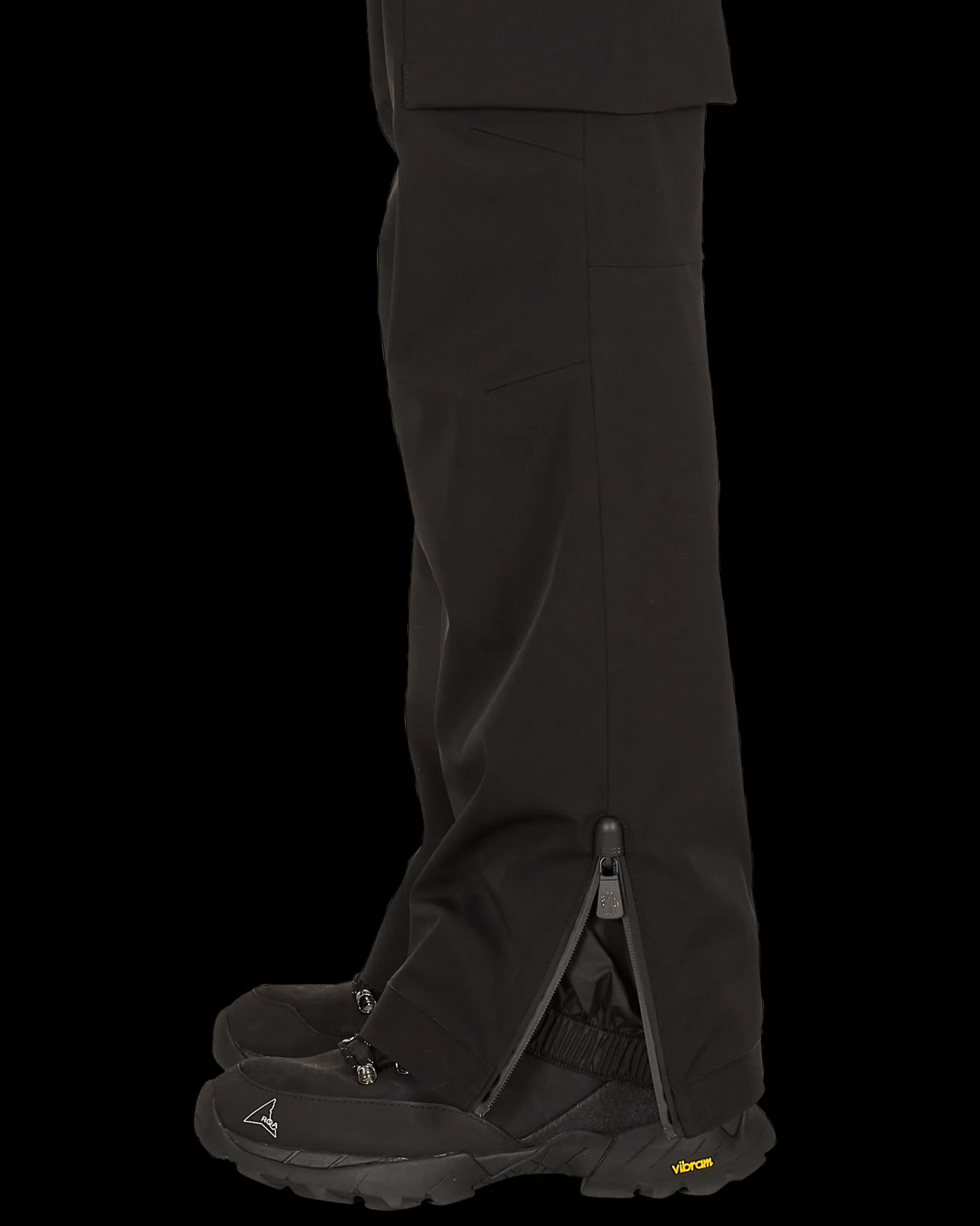 Moncler Grenoble Pants^Stretch Nylon Trousers Black