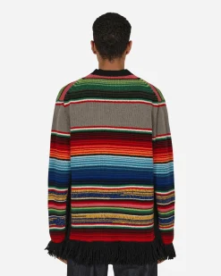 Junya Watanabe MAN Knitwear^Stripe Crewneck Sweater Multicolor