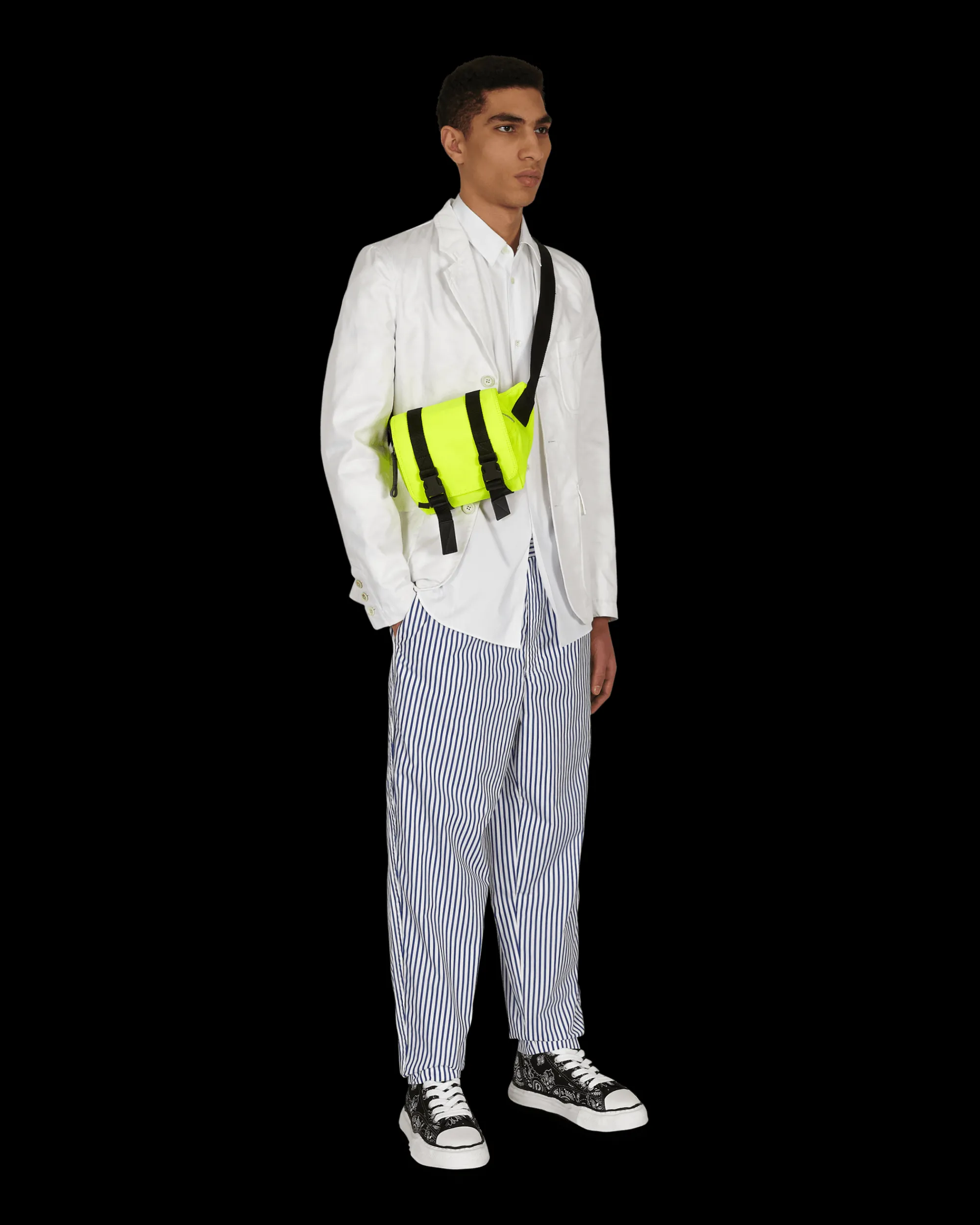 Comme Des Garçons Shirt Pants^Stripe Trousers Multicolor