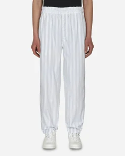 Comme Des Garçons Shirt Pants^Stripe Trousers White