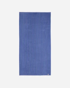 Tekla Textile^Striped Bath Towel Clear Blue Stripes