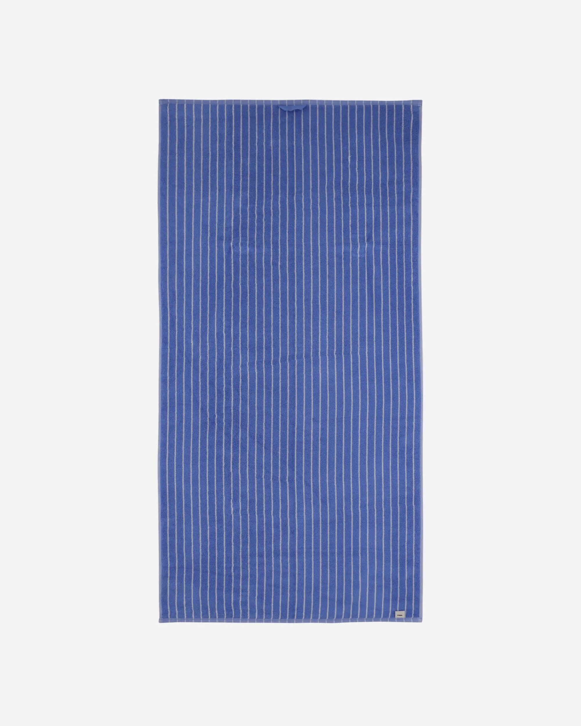 Tekla Textile^Striped Bath Towel Clear Blue Stripes