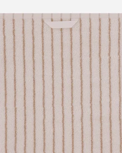 Tekla Textile^Striped Hand Towel Sienna Stripes