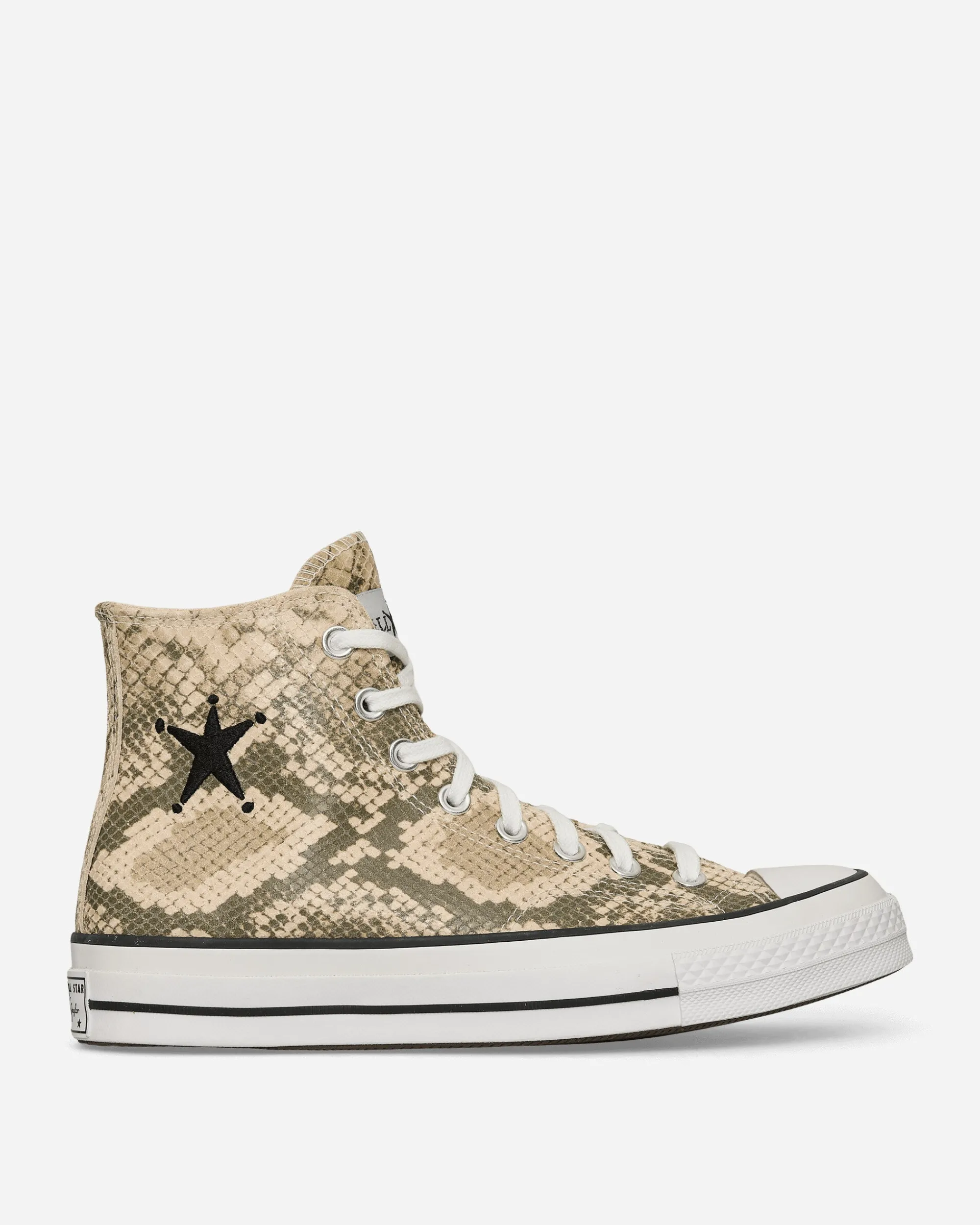 Converse Sneakers·High|Sneakers^Stüssy Chuck 70 Snakeskin Sneakers Grey / Black / Egret