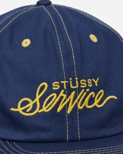 Stüssy Hats|Hats^Service Strapback Cap Navy