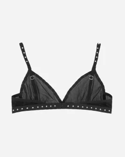 Priscavera Underwear^Studded Bra Black