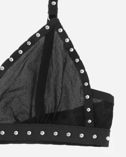 Priscavera Underwear^Studded Bra Black