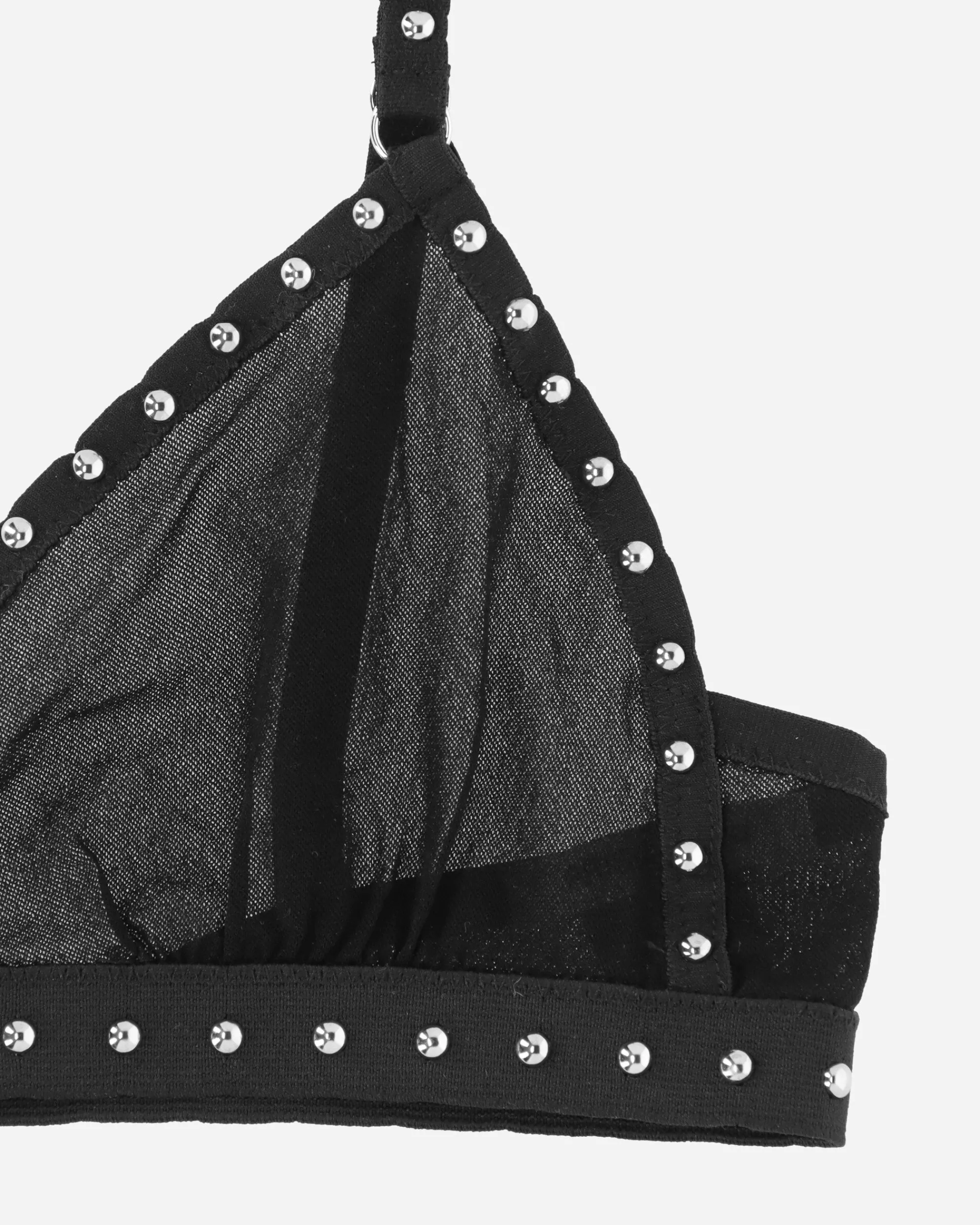 Priscavera Underwear^Studded Bra Black