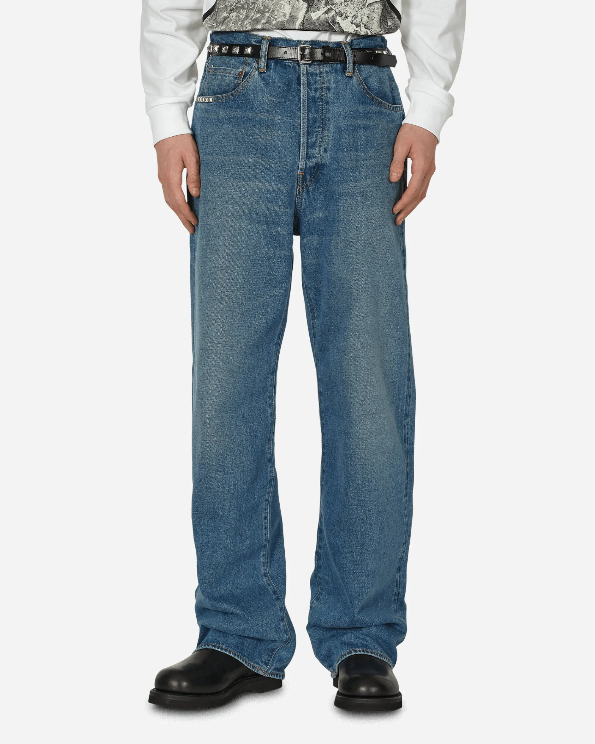 Hysteric Glamour Pants^Studded Denim Jeans Indigo