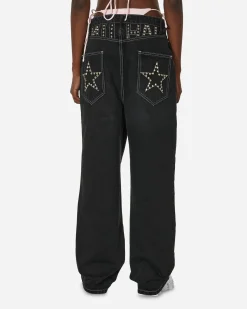 Nii Hai Pants^Studs Baggy Jeans Grey Wash