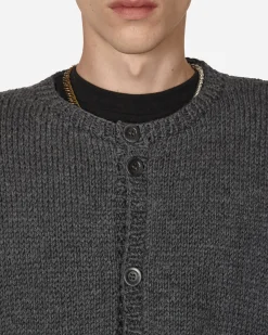 Sky High Farm Knitwear^Stuffies Wolf Cardigan Grey