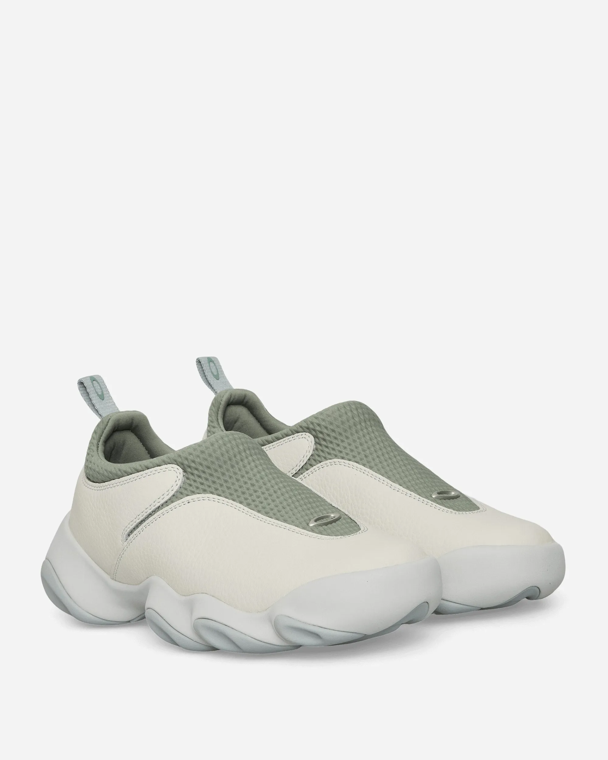 Oakley Factory Team Sneakers·Slip-On|Sneakers·Slip-On^Suede Flesh Sneakers Lily Pad / White