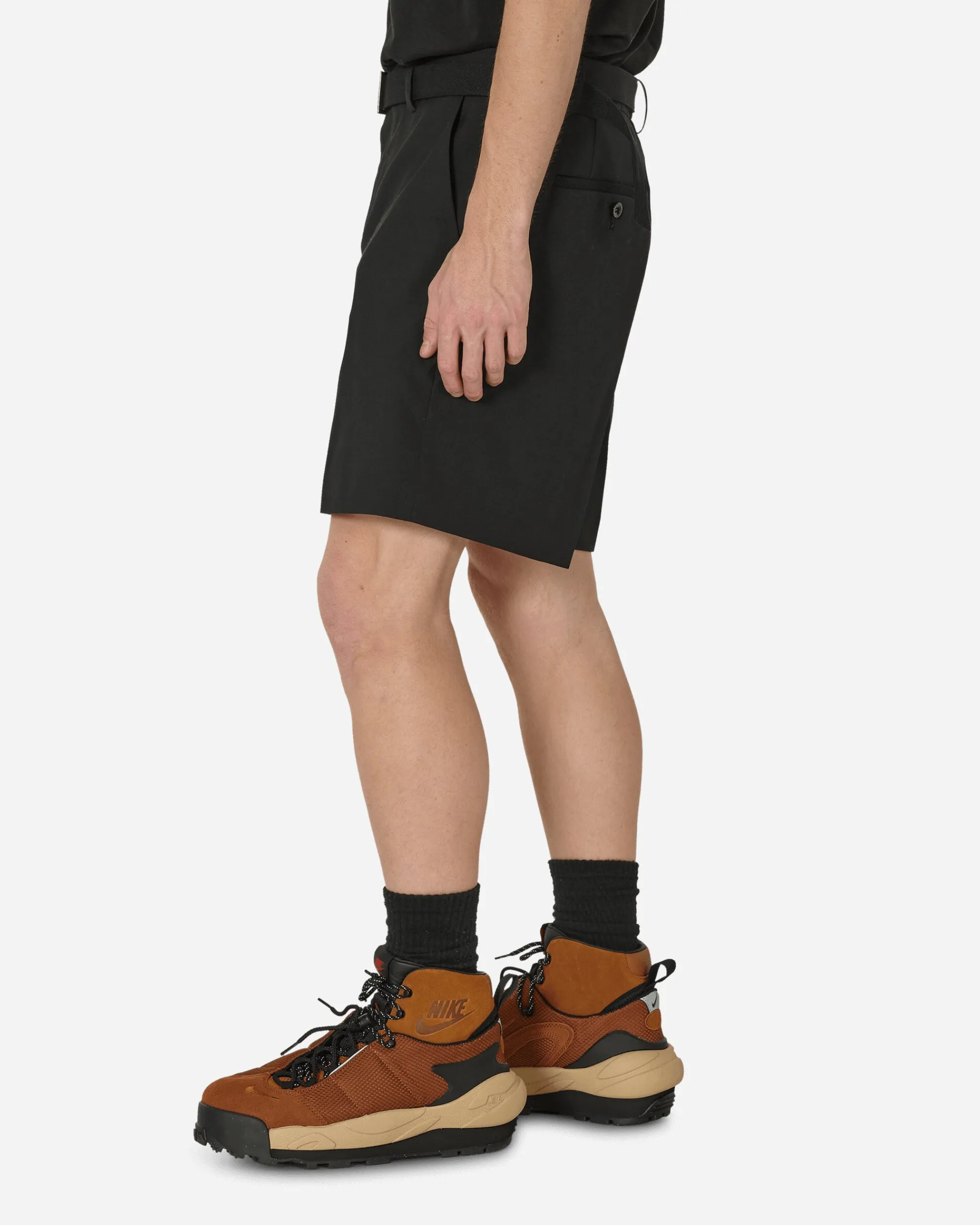 sacai Shorts^Suiting Shorts Black