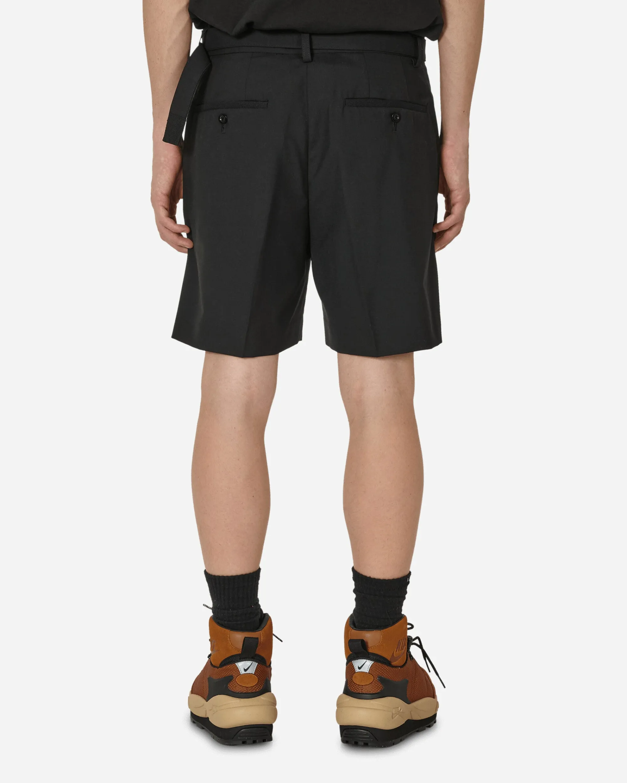 sacai Shorts^Suiting Shorts Black