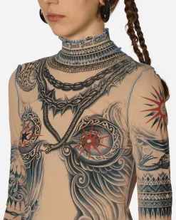 Jean Paul Gaultier T-Shirts^Sun Tattoo Top Nude