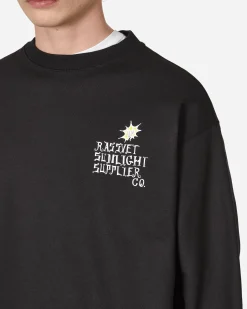 Paccbet Sweatshirts^Sunlight Supplier Crewneck Sweatshirt Black