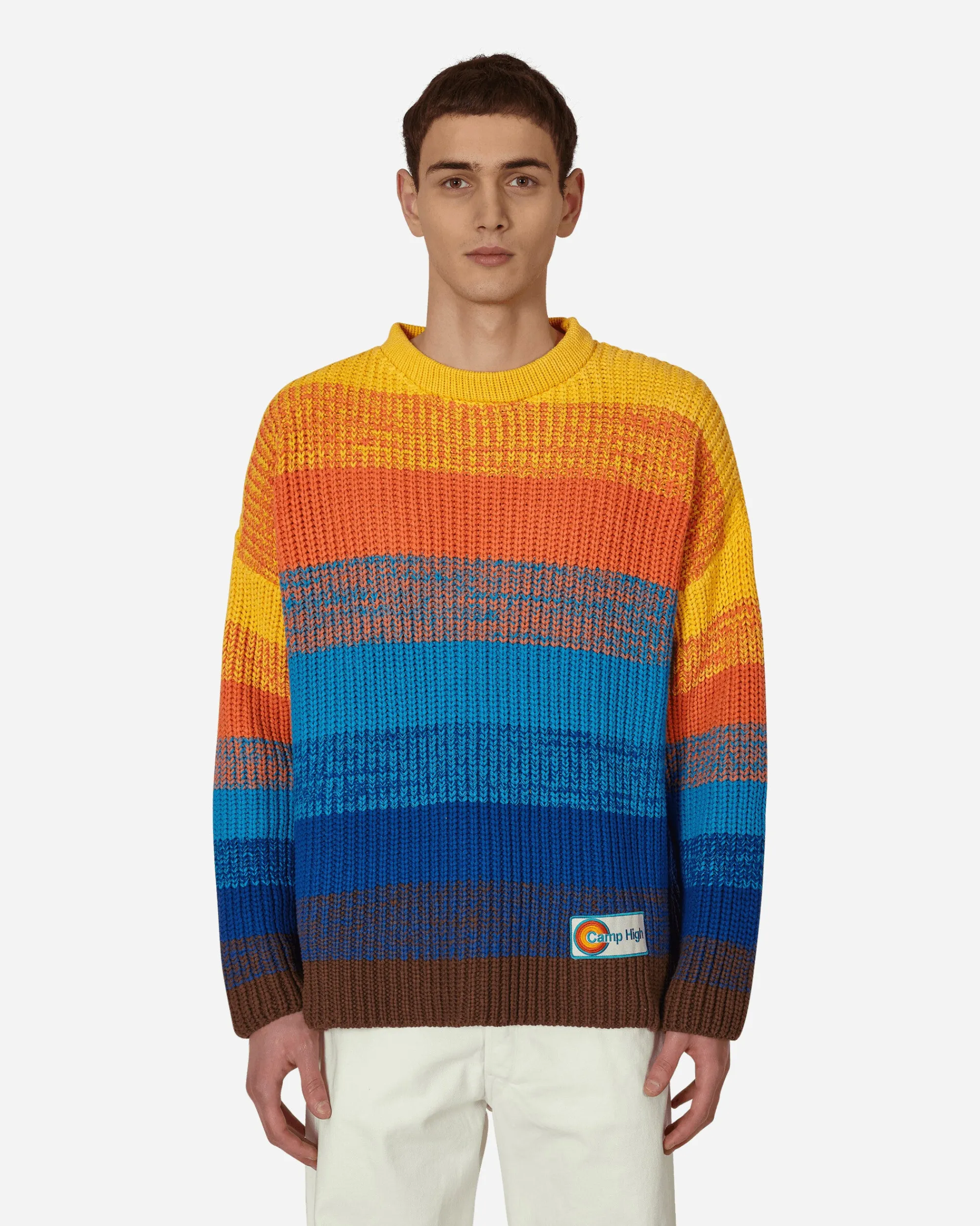 Camp High Knitwear^Sunset Rib Knit Sweater Multicolor