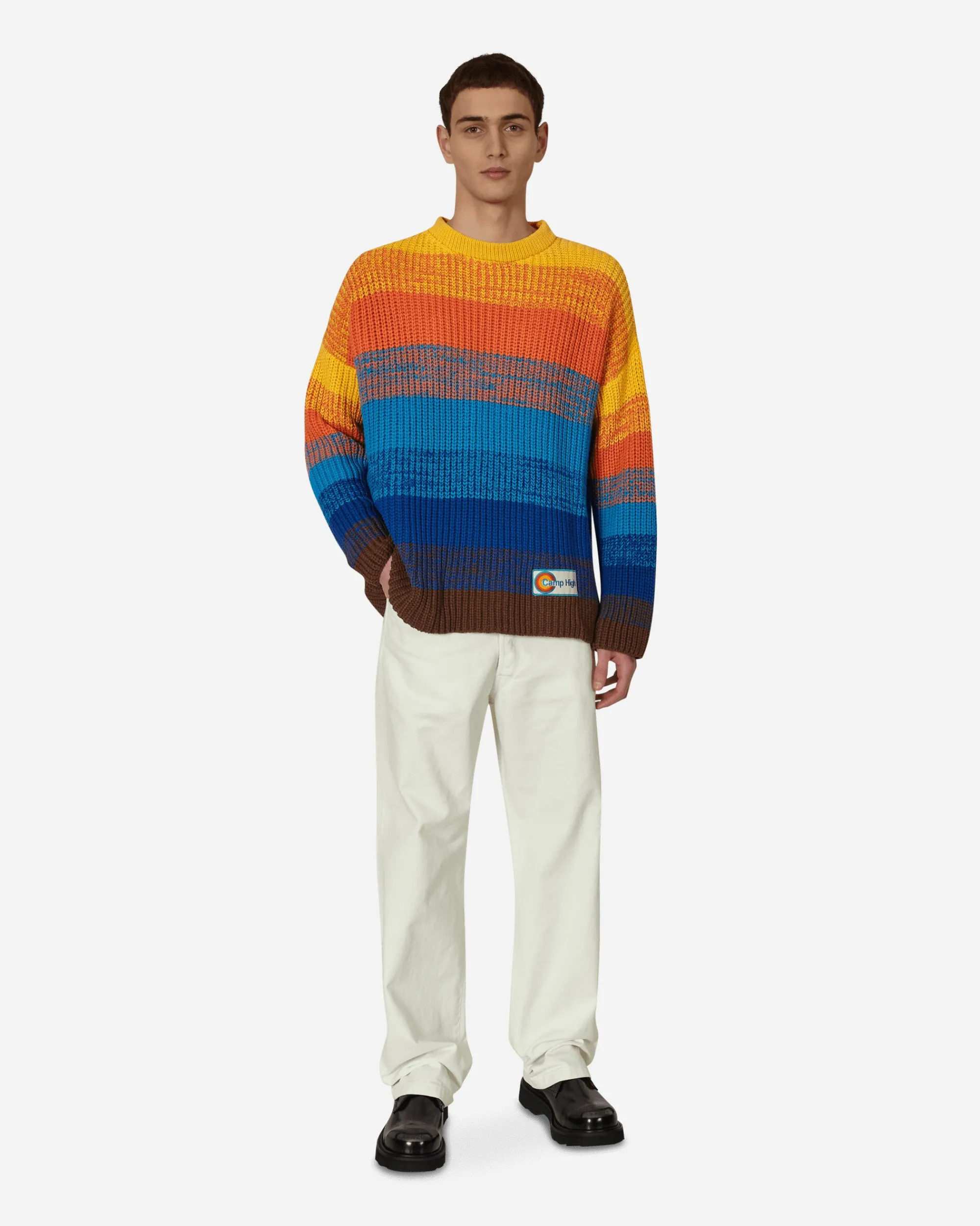 Camp High Knitwear^Sunset Rib Knit Sweater Multicolor