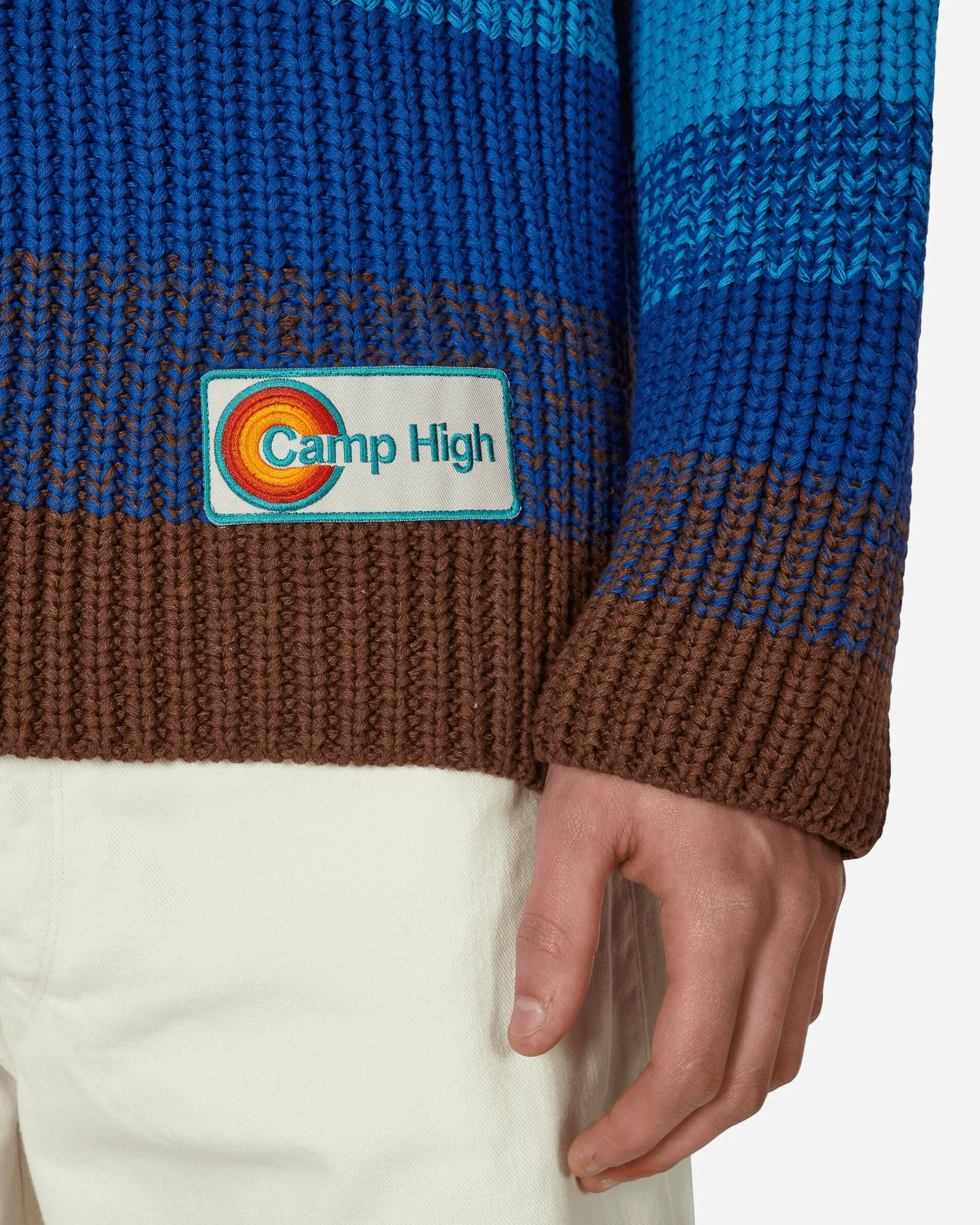 Camp High Knitwear^Sunset Rib Knit Sweater Multicolor