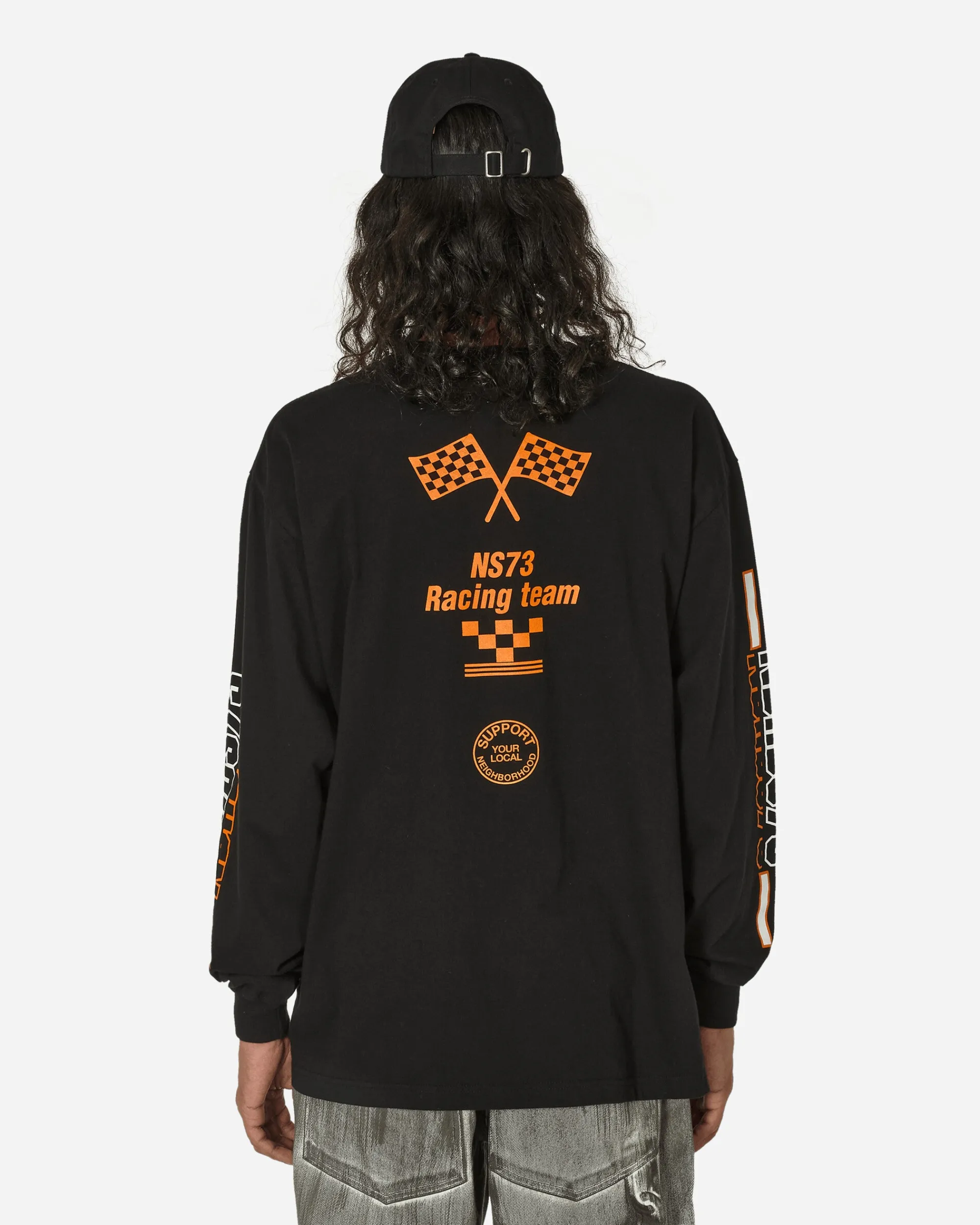Neighborhood T-Shirts^Super73 Longsleeve T-Shirt Black