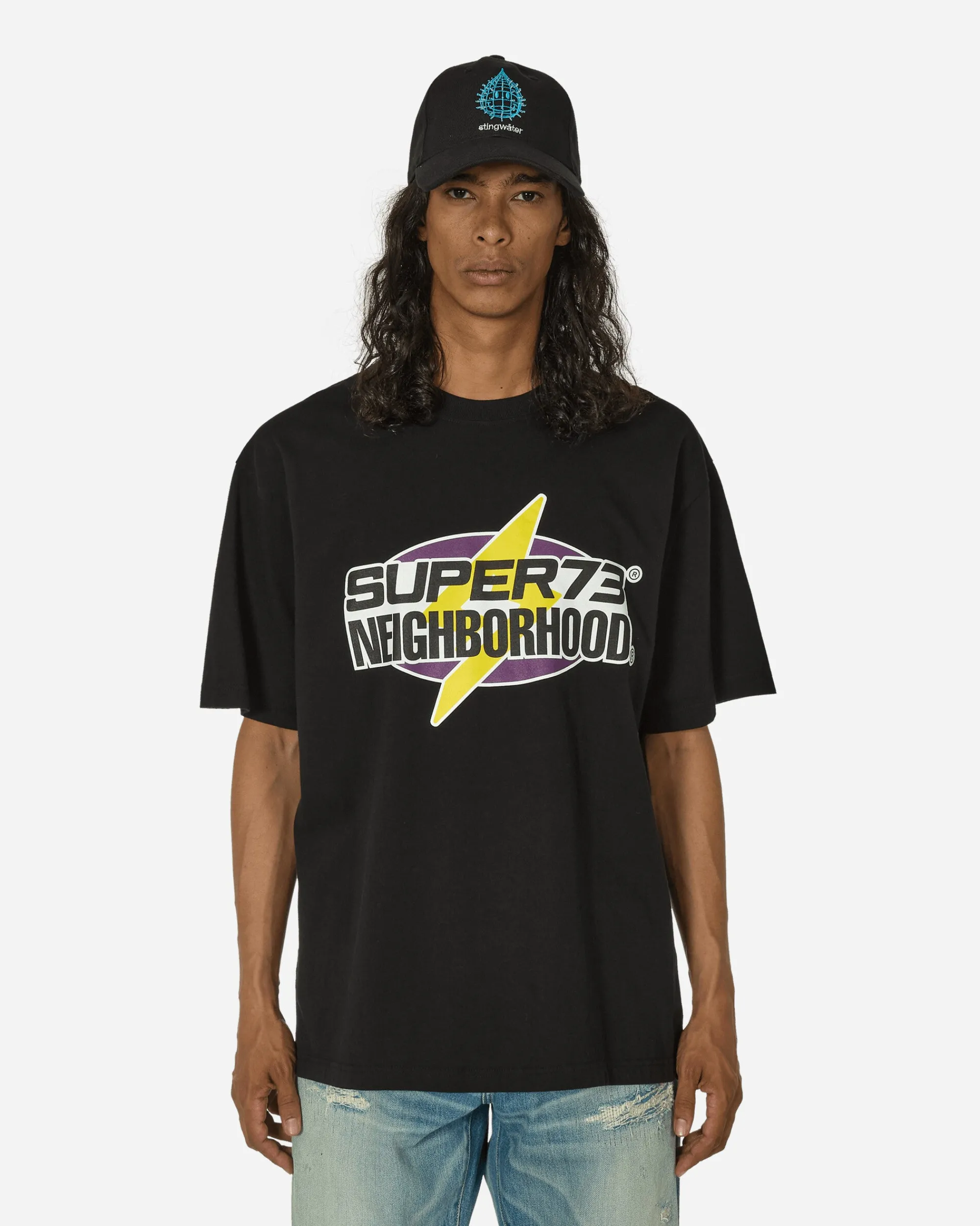 Neighborhood T-Shirts^Super73 T-Shirt Black