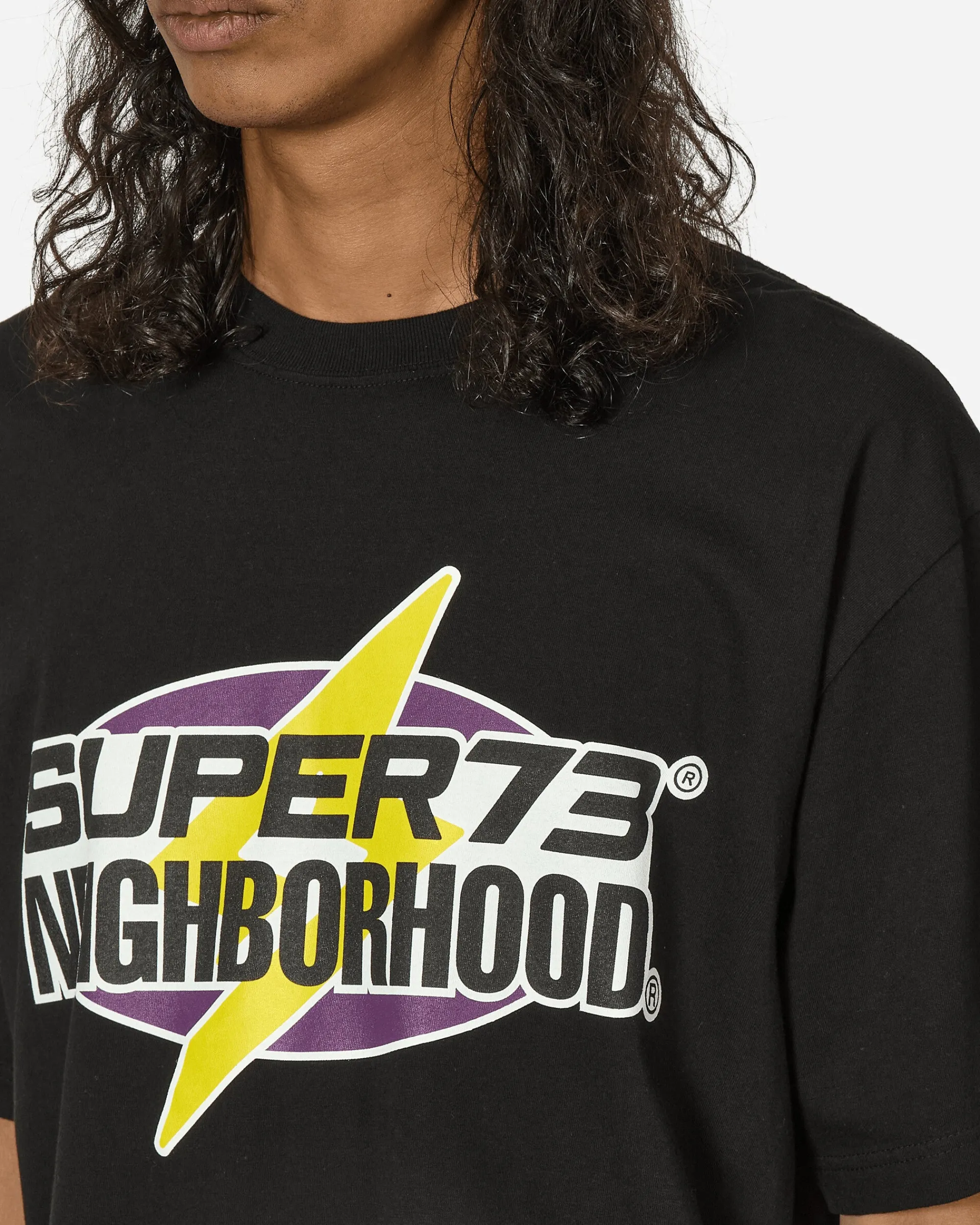 Neighborhood T-Shirts^Super73 T-Shirt Black