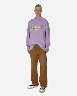 ERL T-Shirts^Surf Patch Longsleeve T-Shirt Purple