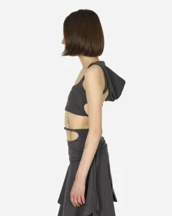 Toile Studios Underwear^System Hooded Bra Charcoal