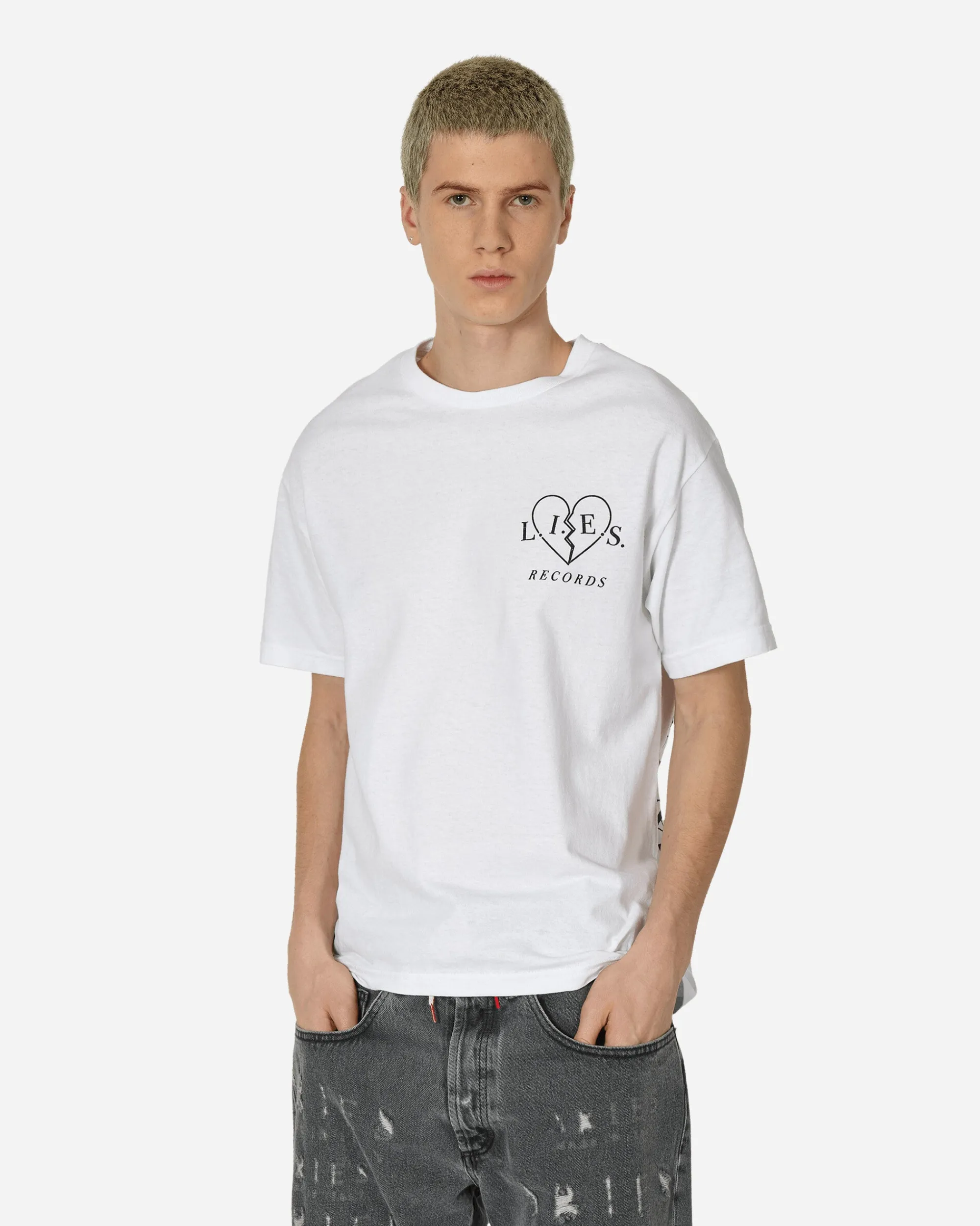L.I.E.S. Records T-Shirts^Tangled Trap of Love T-Shirt White