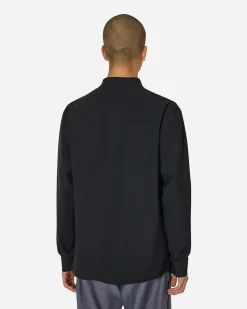 GR10K T-Shirts^Taped Bonded Polo Shirt Black
