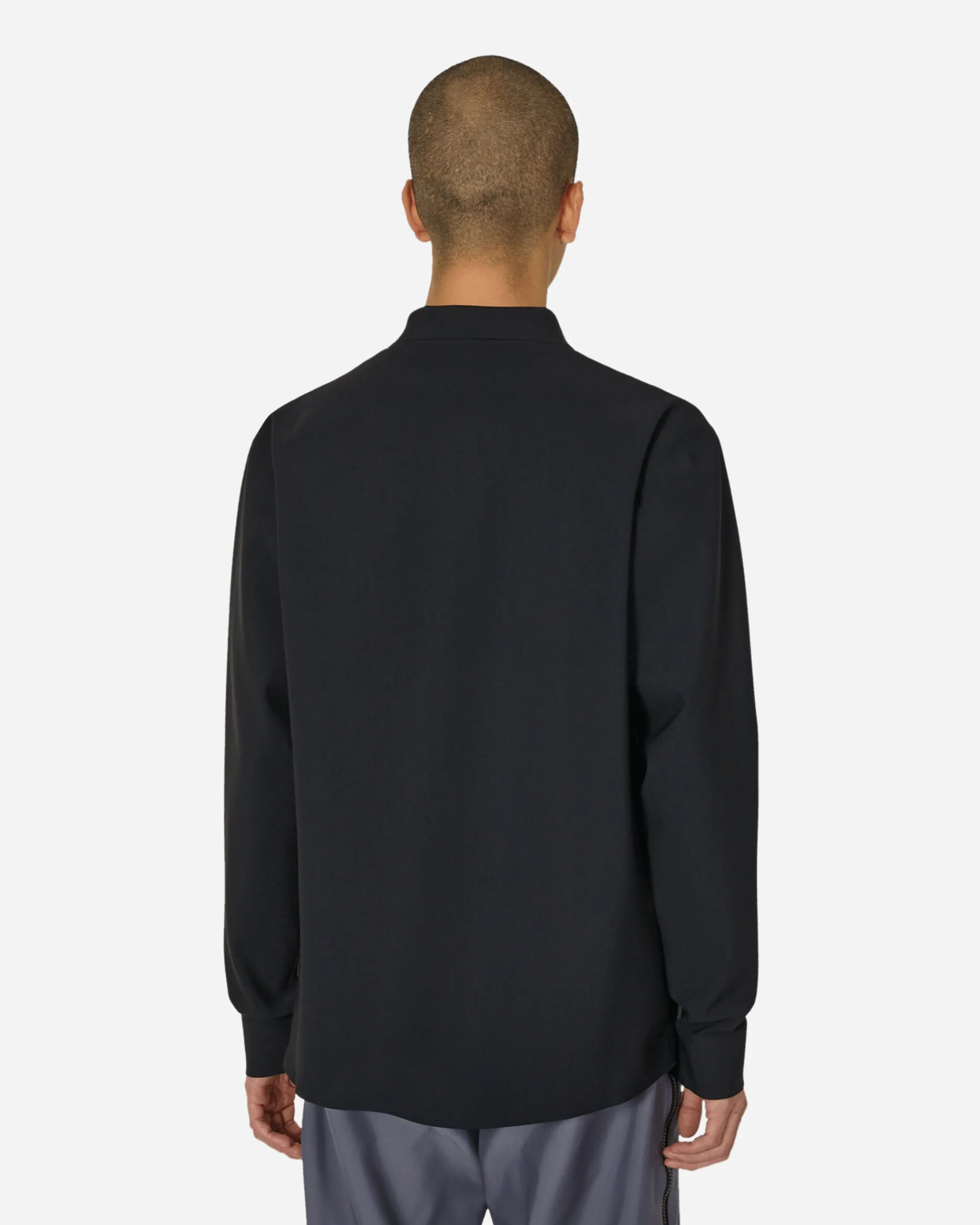 GR10K T-Shirts^Taped Bonded Polo Shirt Black